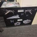 Hon 2 Drawer Black Lateral File Cabinet, Locking